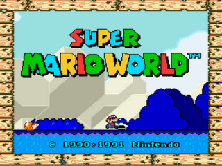 Super Mario World IceBallz Title Screen